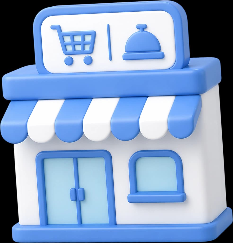Retail and service solution icon