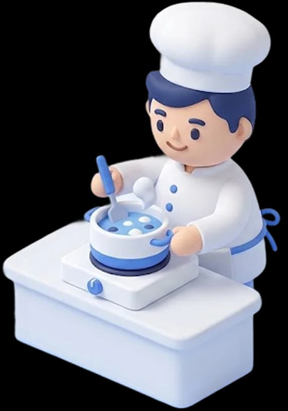 Chef figurine